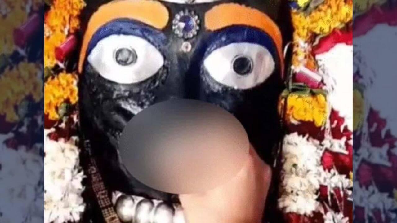 जबलपुर में हिन्दू आस्था से खिलवाड़, युवक ने काल भैरव भगवान की मूर्ति को पिलाई सिगरेट, वीडियो वायरल