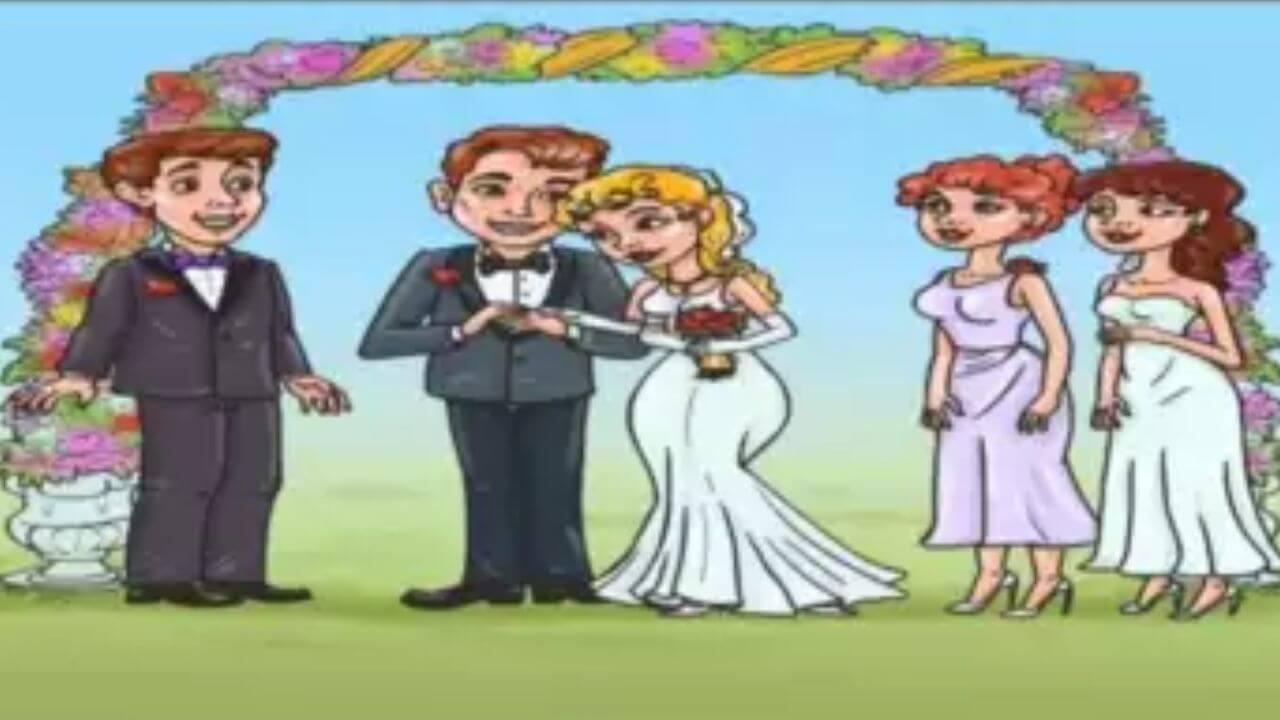 क्या आप इस शादी में छिपे एलियन को ढूंढ सकते हैं? देखें कितना तेज है आपका दिमाग