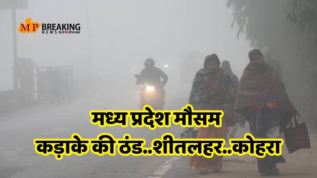 MP Weather: नए वेदर सिस्टम से बदलेगा मौसम, आज 9 जिलों में कोल्ड वेव का अलर्ट, 10 में कोहरा, पढ़ें IMD ताजा पूर्वानुमान