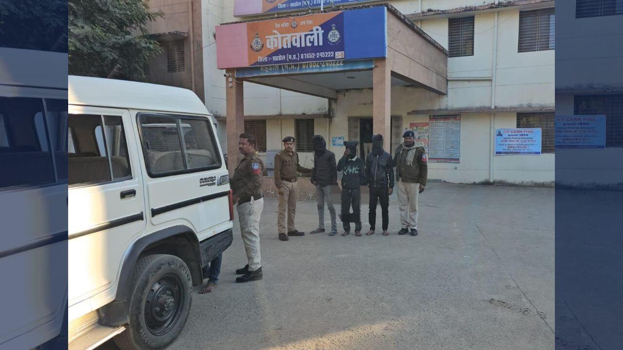 Shahdol News : रेलवे सब्जी मंडी के पास से लूट करने वाले 3 आरोपियों को पुलिस ने किया गिरफ्तार, माल बरामद