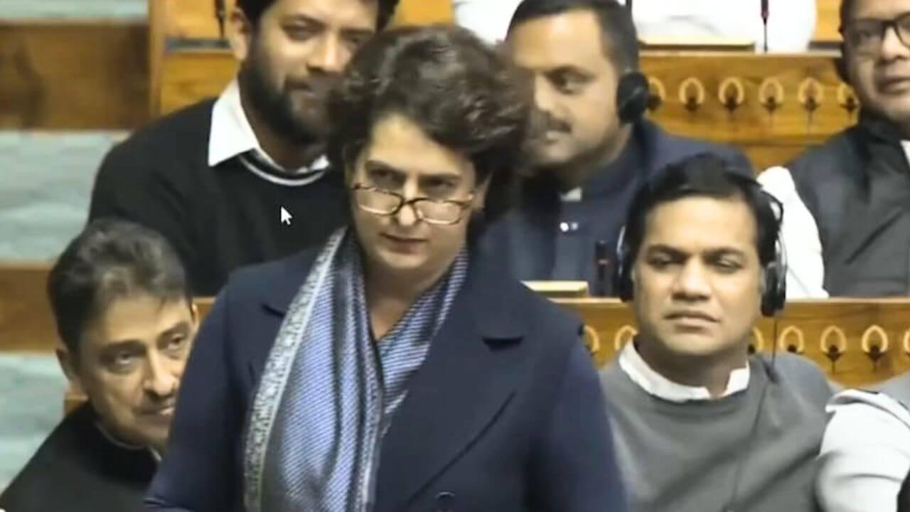 लोकसभा में प्रियंका गांधी का पहला भाषण, निशाने पर PM Modi, बोलीं- आप क्या कर रहे हैं, ये बताइए, क्या सारी जिम्मेदारी नेहरु जी की है?
