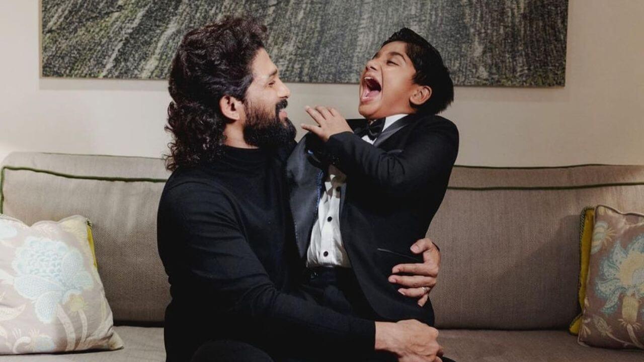 The Proudest son… पुष्पा 2 की रिलीज पर अल्लू अर्जुन के बेटे अयान का पिता के लिए पत्र