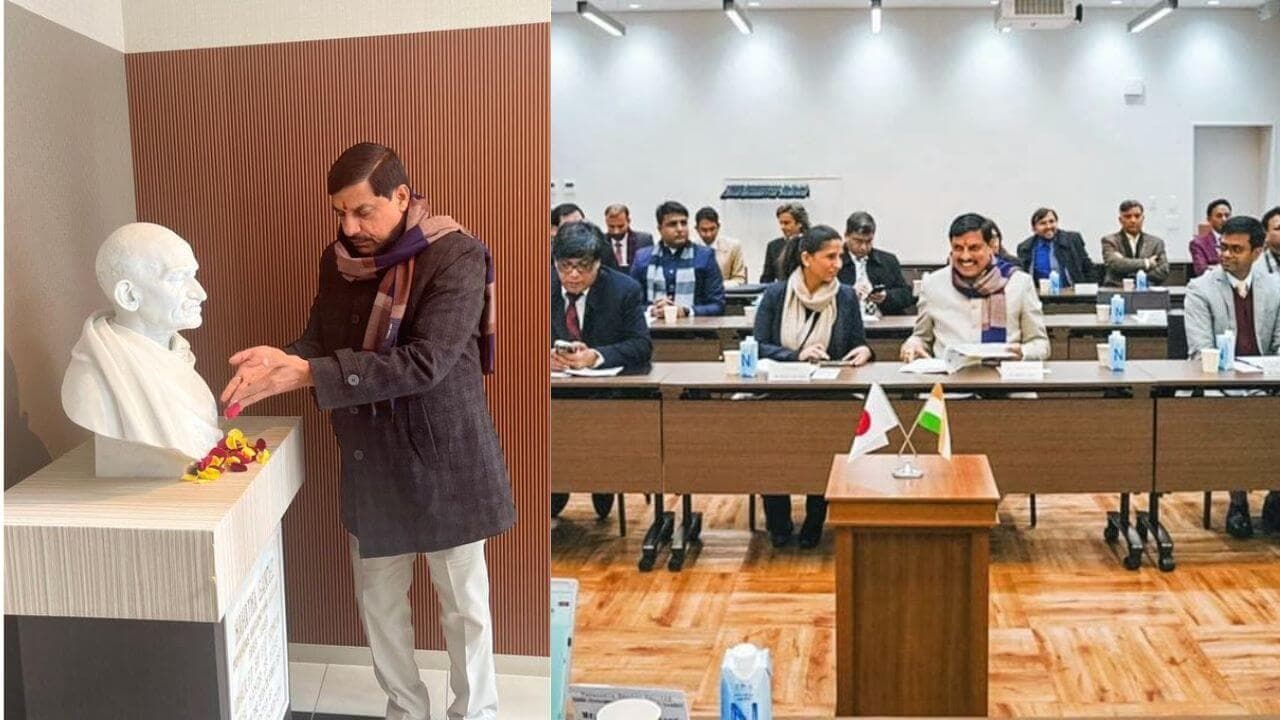 जापान में निवेशकों से बोले सीएम डॉ मोहन यादव “हमारी सरकार आपके सपनों को पंख देने के लिए तैयार”, महात्मा गांधी को दी श्रद्धांजलि
