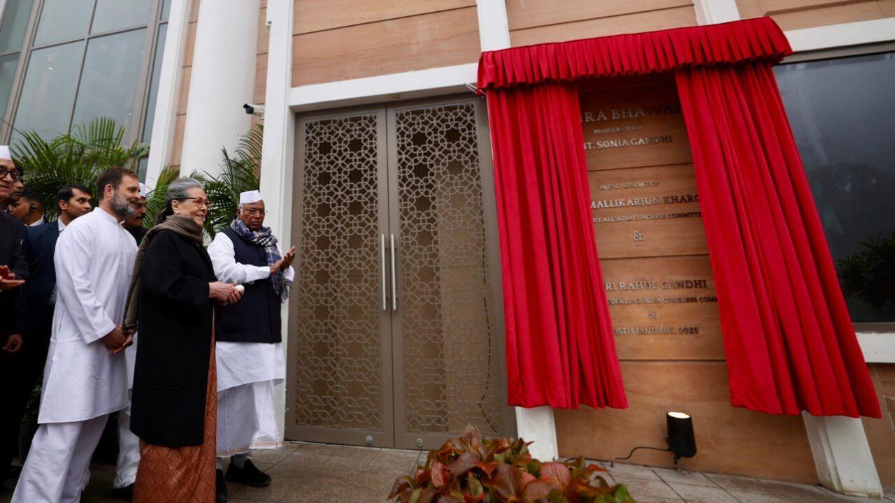 दिल्ली में कांग्रेस के नए मुख्यालय ‘इंदिरा भवन’ का उद्घाटन, जीतू पटवारी ने कहा ‘ये एक दिन दुनिया को दिशा देने वाला ऑफिस बनेगा’