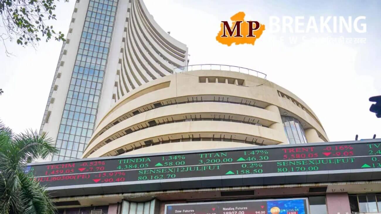 आज भारतीय शेयर बाजार में दिखाई दे रही गिरावट, सेंसेक्स 400 अंक टूटा, निफ्टी भी गिरा, यहां जानें आज का बाजार