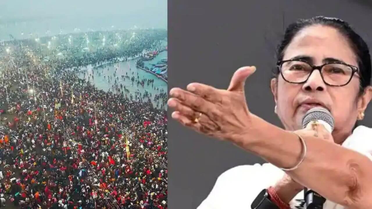 सीएम ममता बनर्जी का विवादित बयान, कहा “महाकुंभ बन गया है मृत्यु कुंभ”, योगी सरकार पर साधा निशाना