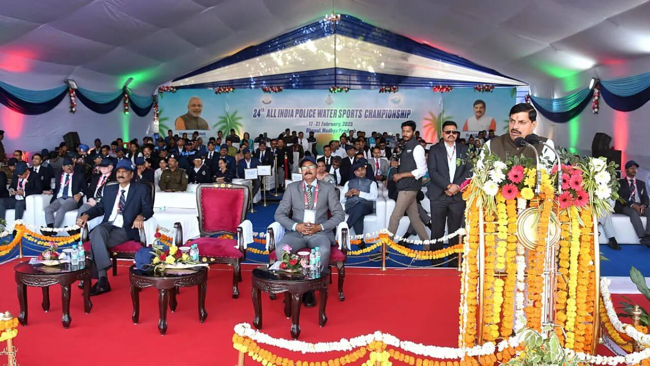 मैं आपको खेलों के इस अर्धकुंभ की बधाई देता हूं, 24वें पुलिस वाटर स्पोर्ट्स प्रतियोगिता के शुभारंभ पर बोले सीएम डॉ. मोहन यादव