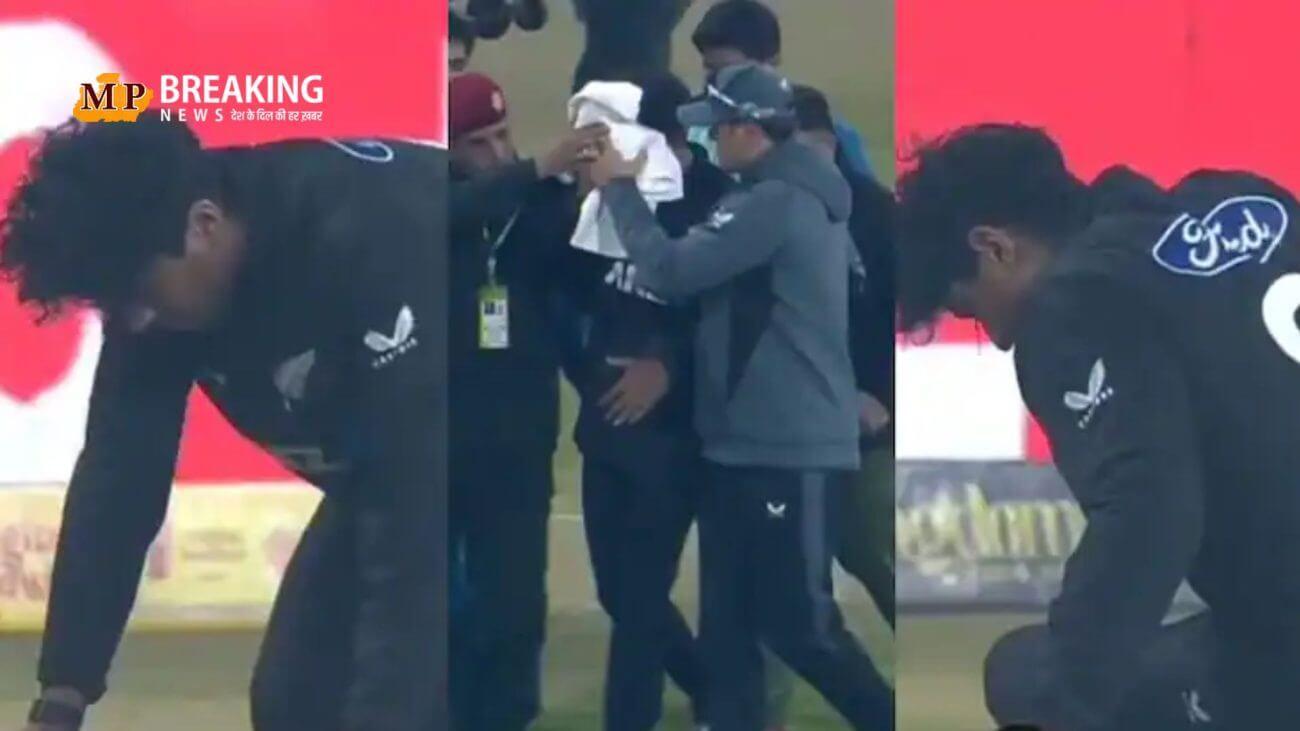 चैंपियंस ट्रॉफी से पहले न्यूजीलैंड के सामने खड़ा हुआ संकट! मुंह पर गेंद लगने से रचिन रविंद्र हुए चोटिल, खून बहने का वीडियो हुआ वायरल