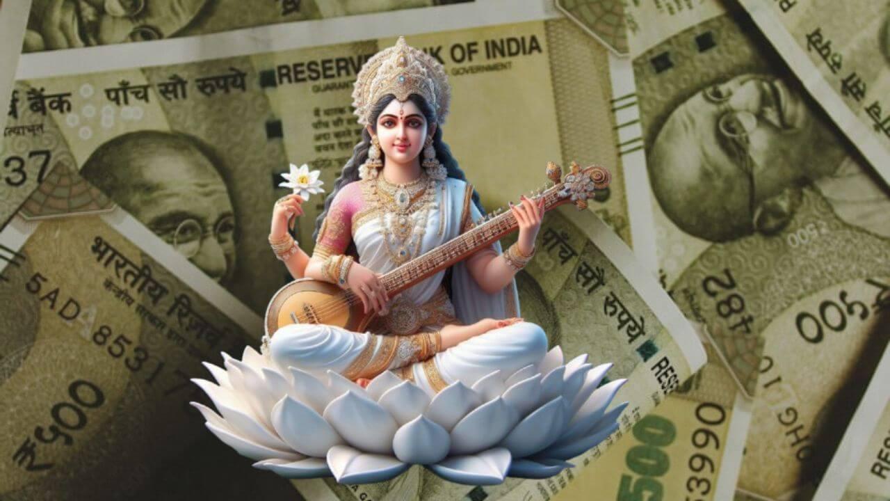 करोड़पति बनने का सपना? जहां ज्ञान है, वहीं धन बरसेगा, मां सरस्वती के साथ आती हैं मां लक्ष्मी