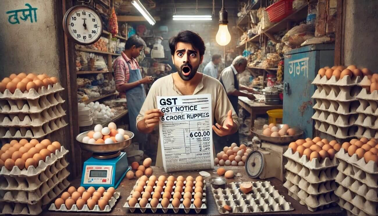 वो अंडे का ठेला लगाकर परिवार चलाता है, 6 करोड़ रुपये GST भरने का नोटिस मिला, परिवार के होश उड़े