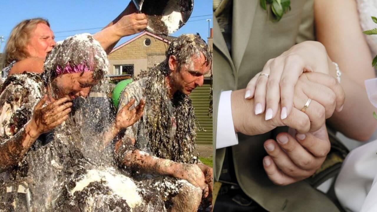 शादी से पहले दूल्हा-दुल्हन का चेहरा कर देते हैं काला, फिर पूरे मोहल्ले में निकाली जाती है बारात, जानें अनोखी रस्म