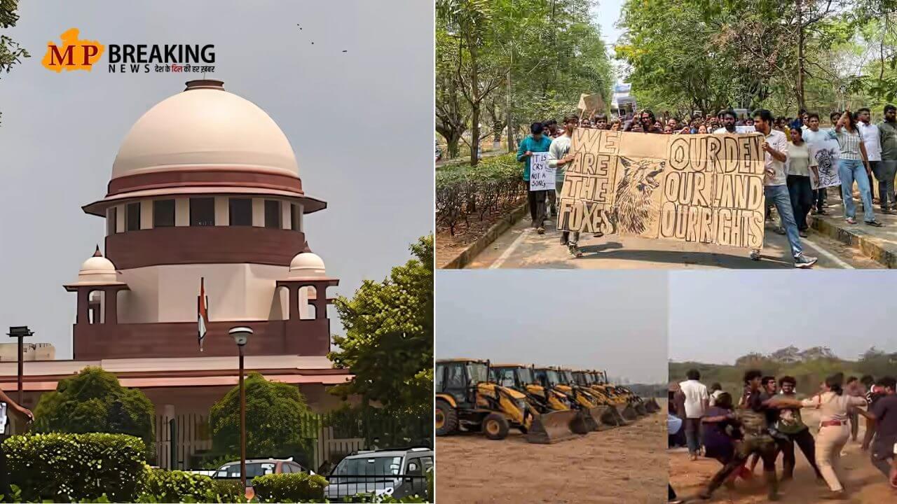 सुप्रीम कोर्ट ने तेलंगाना में पेड़ कटाई पर लगाई रोक, हैदराबाद यूनिवर्सिटी के पास का जंगल खतरे में