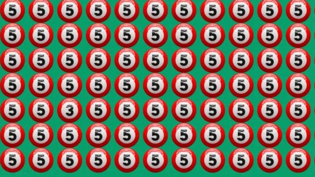 सिर्फ जीनियस ही 5 की भीड़ में 3 को 10 सेकंड में ढूंढ सकते हैं! क्या आप ट्राय करेंगे?
