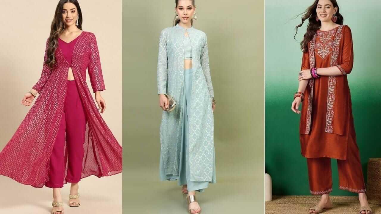 रॉयल लुक देंगे ये श्रग वाले कुर्ते, लगेंगी सबसे अलग, जानें कैसे करें स्टाइल