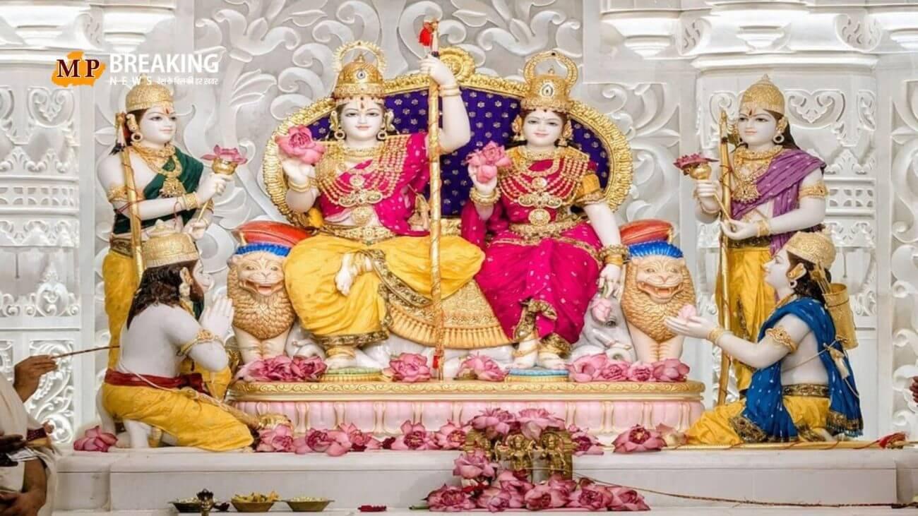 राम दरबार की पहली झलक आई सामने, अयोध्या में भव्य प्राण प्रतिष्ठा समारोह में उमड़ी भक्तों की भीड़