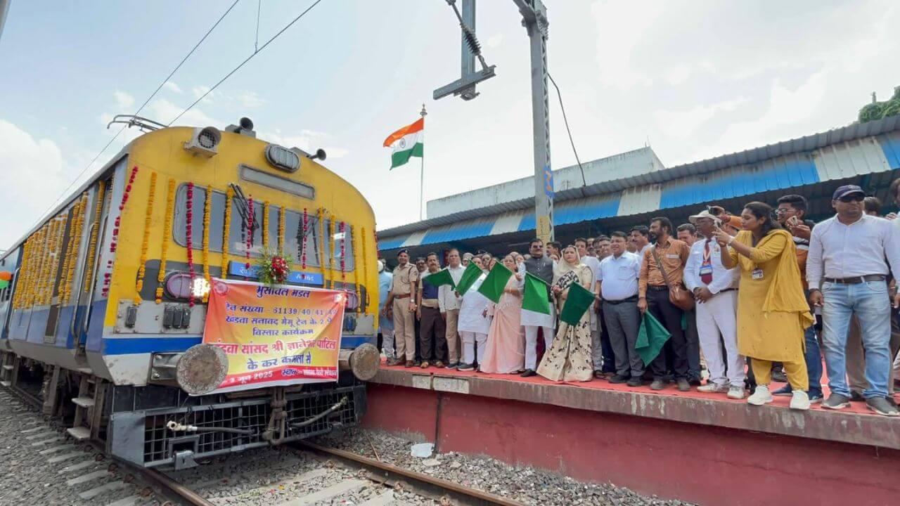 खंडवा से सनावद तक सप्ताह में पांच दिन चलेगी मेमू ट्रेन लेगी दो-दो फेरे, किराया भी घटकर मात्र 15 रुपए
