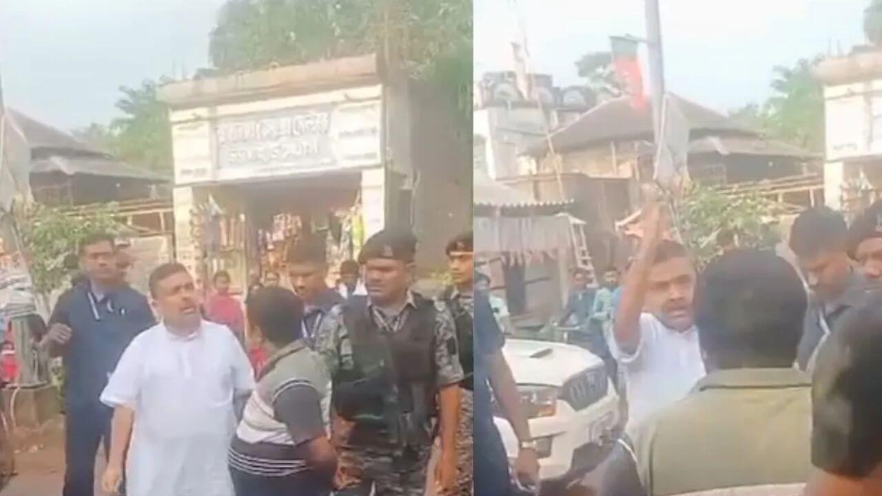 शुभेंदु अधिकारी की टीएमसी समर्थक के साथ झड़प, जय बांग्ला का नारा लगाया तो खोया आपा; वीडियो वायरल
