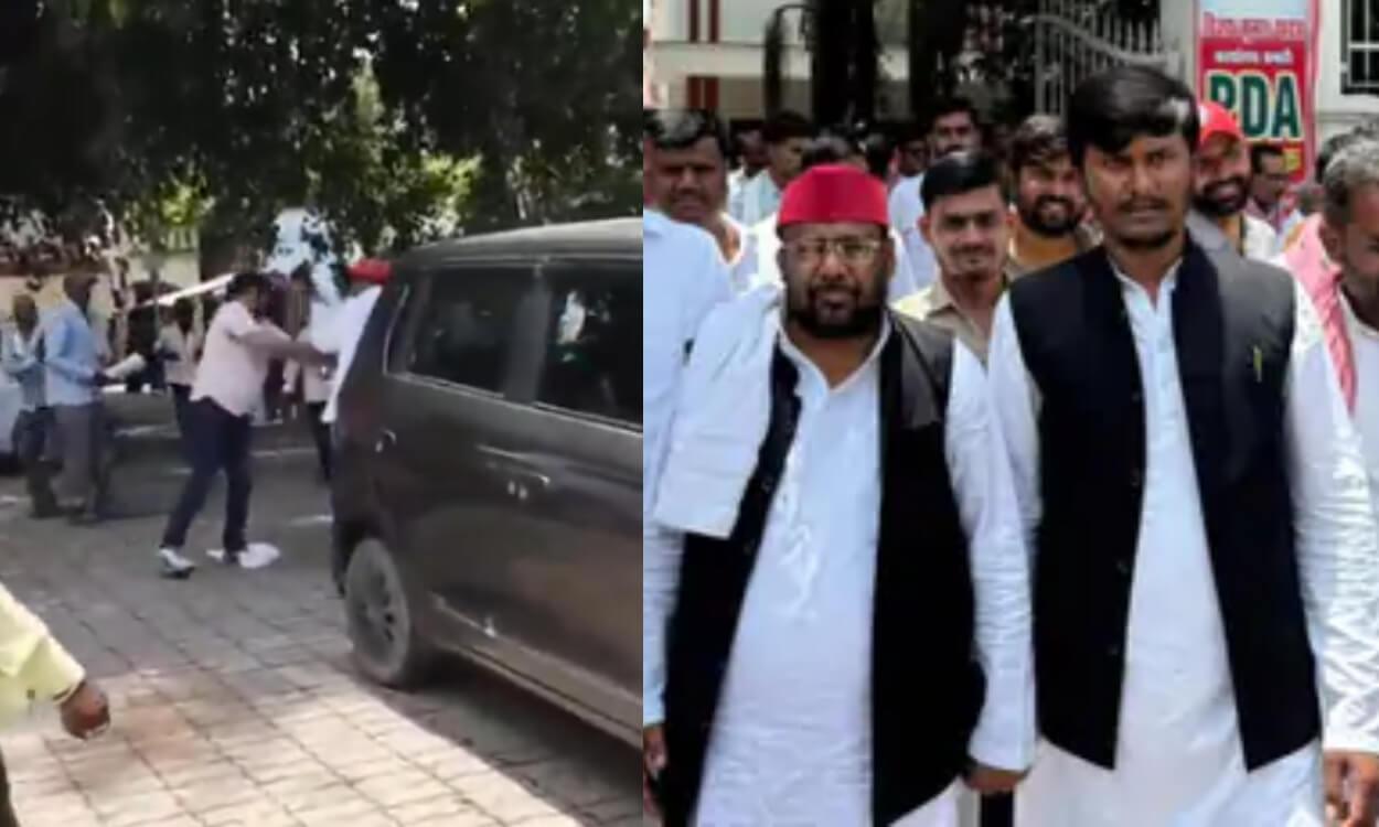 कुर्सी विवाद में थप्पड़ों की बौछार, कन्नौज में सपा नेता के भाई ने पूर्व जिला पंचायत सदस्य को पीटा, अखिलेश यादव के हैं करीबी