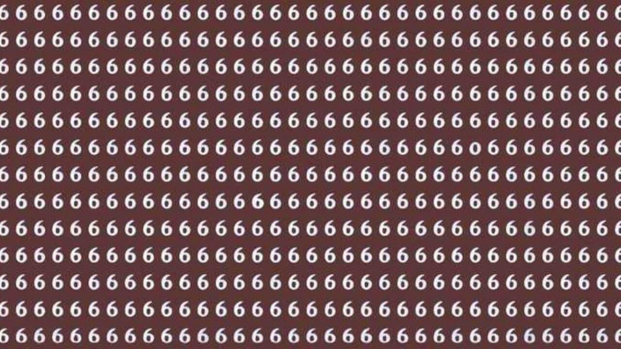 सिर्फ जीनियस ही 6 सेकंड में “6” के बीच छिपा “0” ढूंढ सकते हैं क्या आपमें है वो दम?