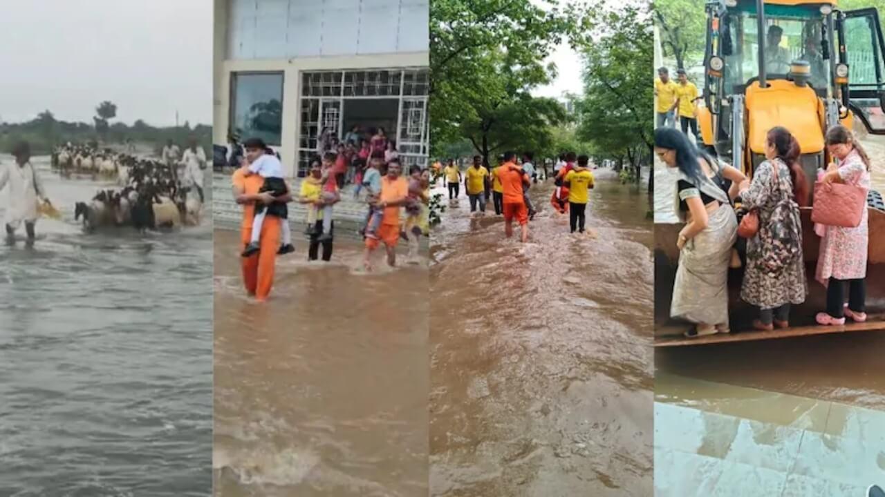 Rajasthan Weather:  राजस्थान में ‘जल तांडव’! भारी बारिश से थम गया प्रदेश, 12 मौतें, ट्रेनें रद्द, 10,000 से ज्यादा लोग घरों में कैद!