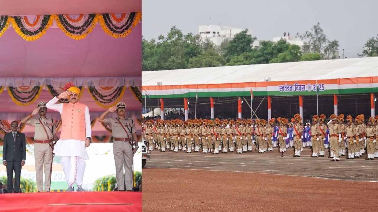 सीएम डॉ मोहन यादव ने किया ध्वजारोहण, कहा- अभी तो असली उड़ान बाकी है…पूरा आसमान बाकी है…