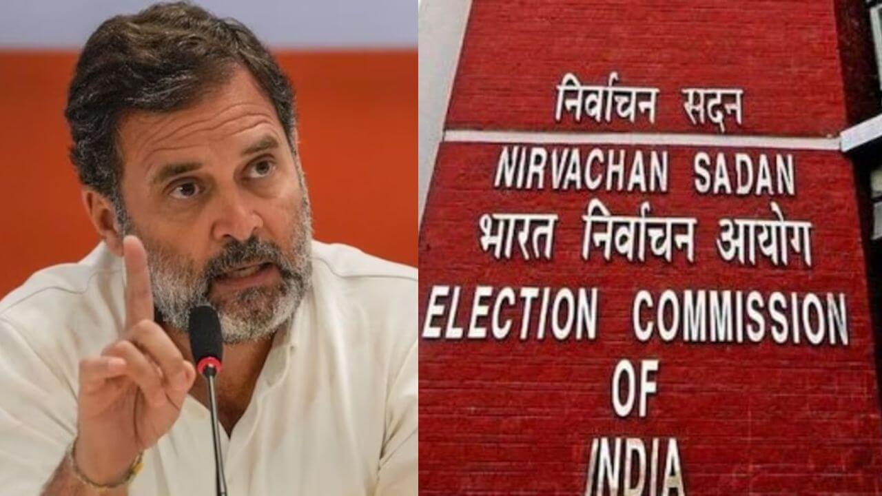 राहुल गांधी के बयान को चुनाव आयोग ने बताया गैर जिम्मेदाराना, अफसरों को नजरंदाज करने के निर्देश, BJP का भी पलटवार