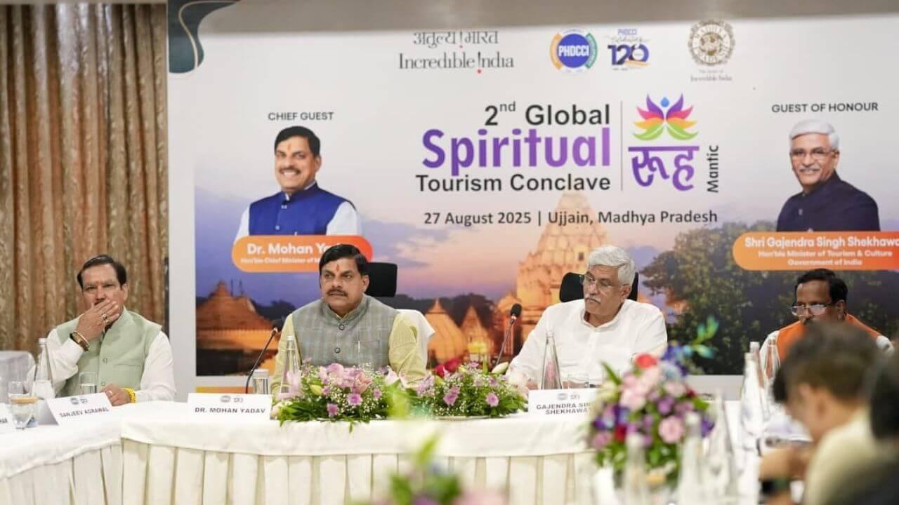 वैश्विक आध्यात्मिक पर्यटन सम्मेलन ‘रूहMantic’ में बोले केंद्रीय मंत्री शेखावत “मध्य प्रदेश ने राजस्थान को भी पीछे छोड़ दिया है”