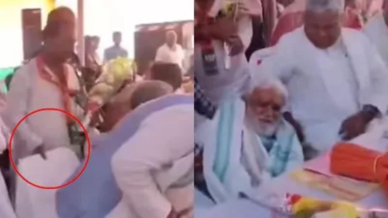 गयाजी में मंच पर धड़ाम से गिरे पूर्व केंद्रीय मंत्री अश्विनी चौबे, वायरल हुआ वीडियो