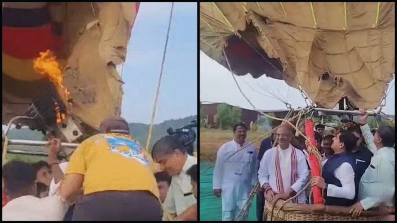 सीएम डॉ. मोहन यादव के हॉट एयर बैलून में लगी आग, गांधीसागर फॉरेस्ट रिट्रीट के पास हुआ हादसा