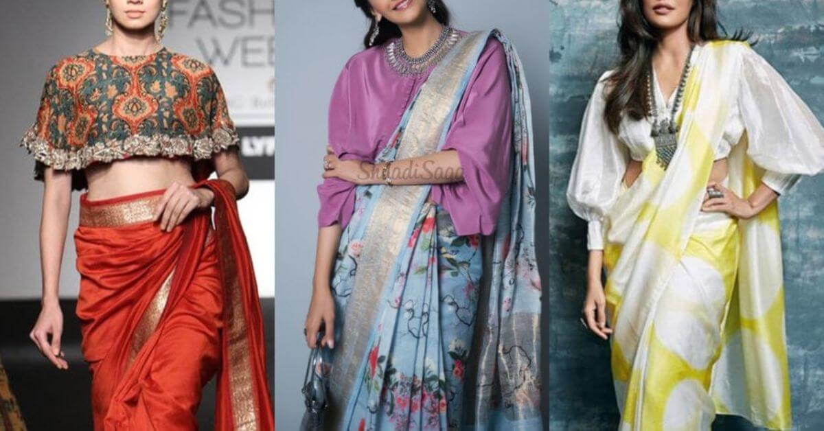 ब्लाउज की जगह क्रॉप टॉप के साथ पहनें साड़ी, स्टाइलिश अंदाज में फॉलो करें ट्रेंड