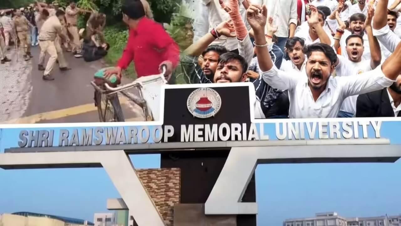 ABVP छात्रों पर लाठीचार्ज के बाद रामस्वरूप यूनिवर्सिटी के खिलाफ FIR, बुलडोजर की चेतावनी
