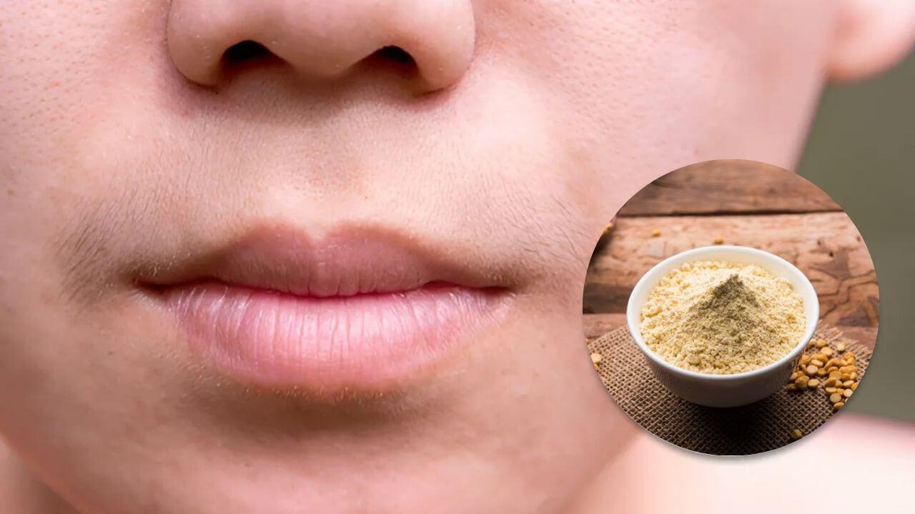 अपर लिप्स के बाल हटाने के लिए बेसन कितना असरदार है? जानें यहां