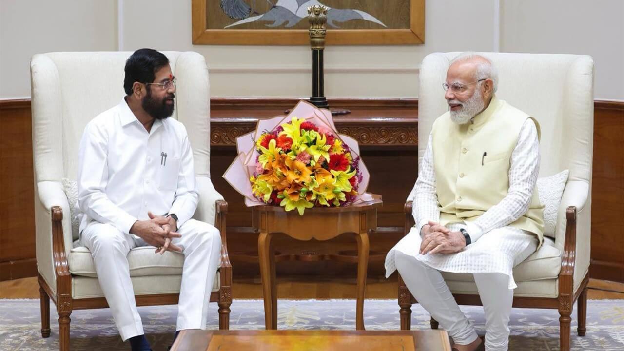 महाराष्ट्र के डिप्टी सीएम एकनाथ शिंदे आए दिल्ली, पीएम मोदी से की मुलाकात; क्या हुई बातचीत