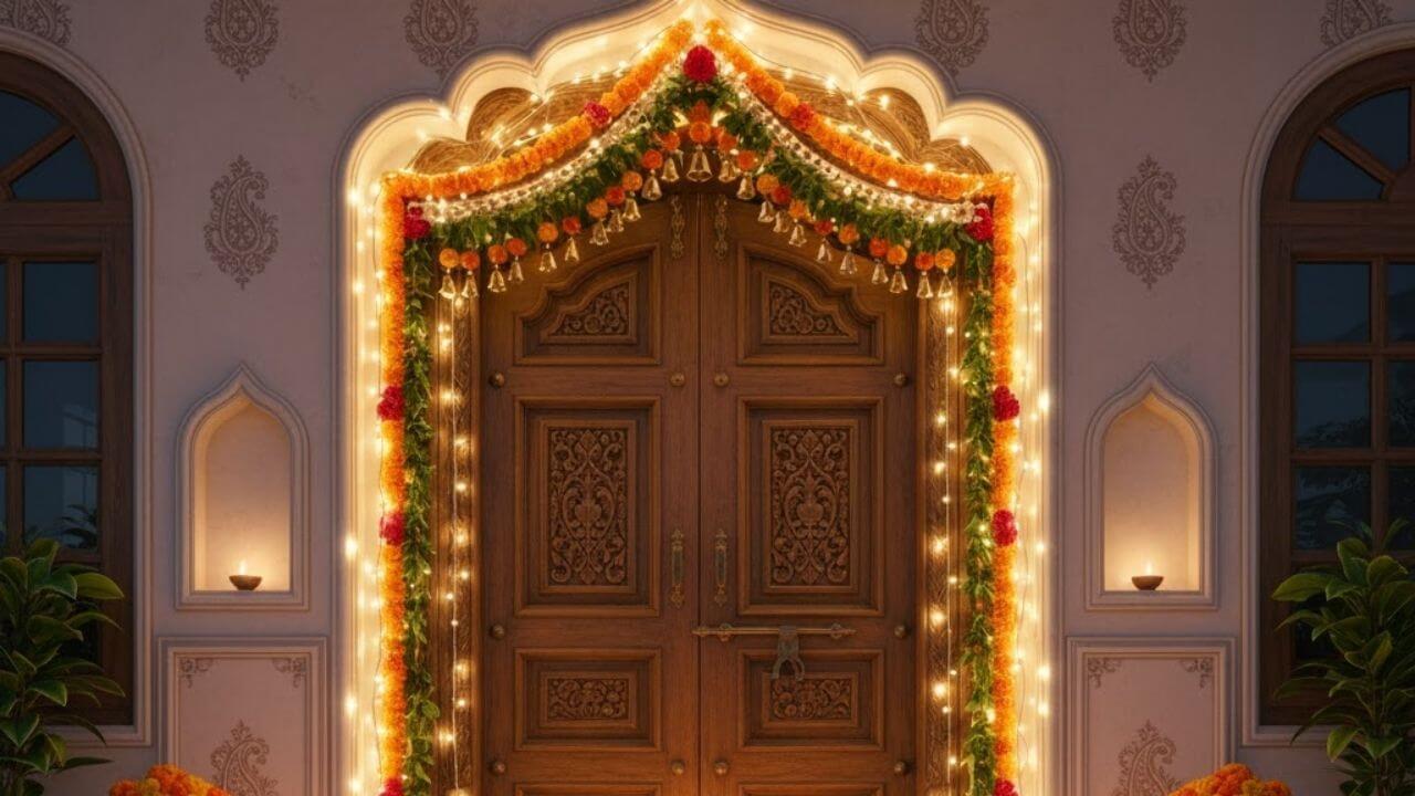 Diwali 2025: मुख्य दरवाजे पर ये तीन चीजें लगाएं, घर पर कभी नहीं पड़ेगी किसी की बुरी नजर