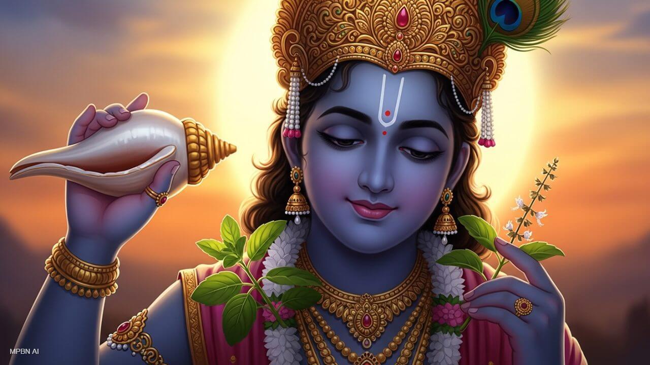 मार्गशीर्ष महीने में तुलसी और शंख से करें श्रीकृष्ण की पूजा, जान लें विधि और कुछ खास उपाय