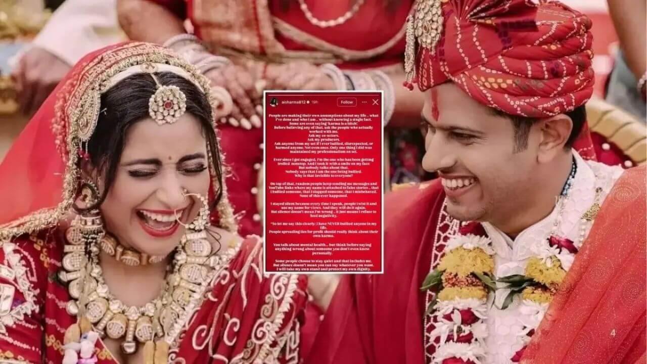 Aishwarya Sharma ने अब जाकर तलाक की खबरों पर तोड़ी चुप्पी, ट्रोलर्स को दिया ऐसा कड़ा जवाब