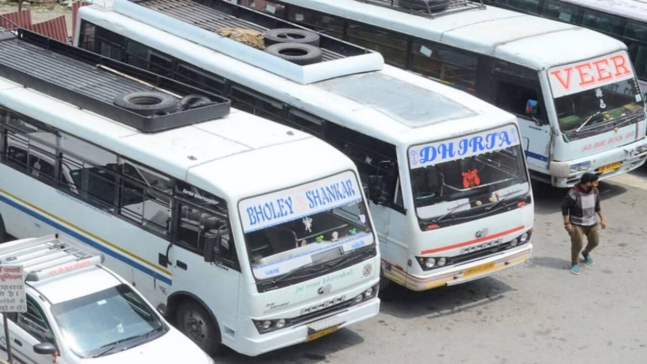 शिमला में निजी बस ऑपरेटरों की अनिश्चितकालीन हड़ताल शुरू, आमजन को भारी परेशानी