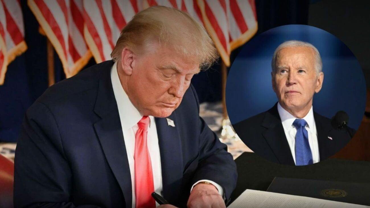 डोनाल्ड ट्रंप का फिर बड़ा फैसला! पूर्व राष्ट्रपति जो बाइडेन के कार्यकाल के 92% एग्जीक्यूटिव ऑर्डर्स रद्द किए