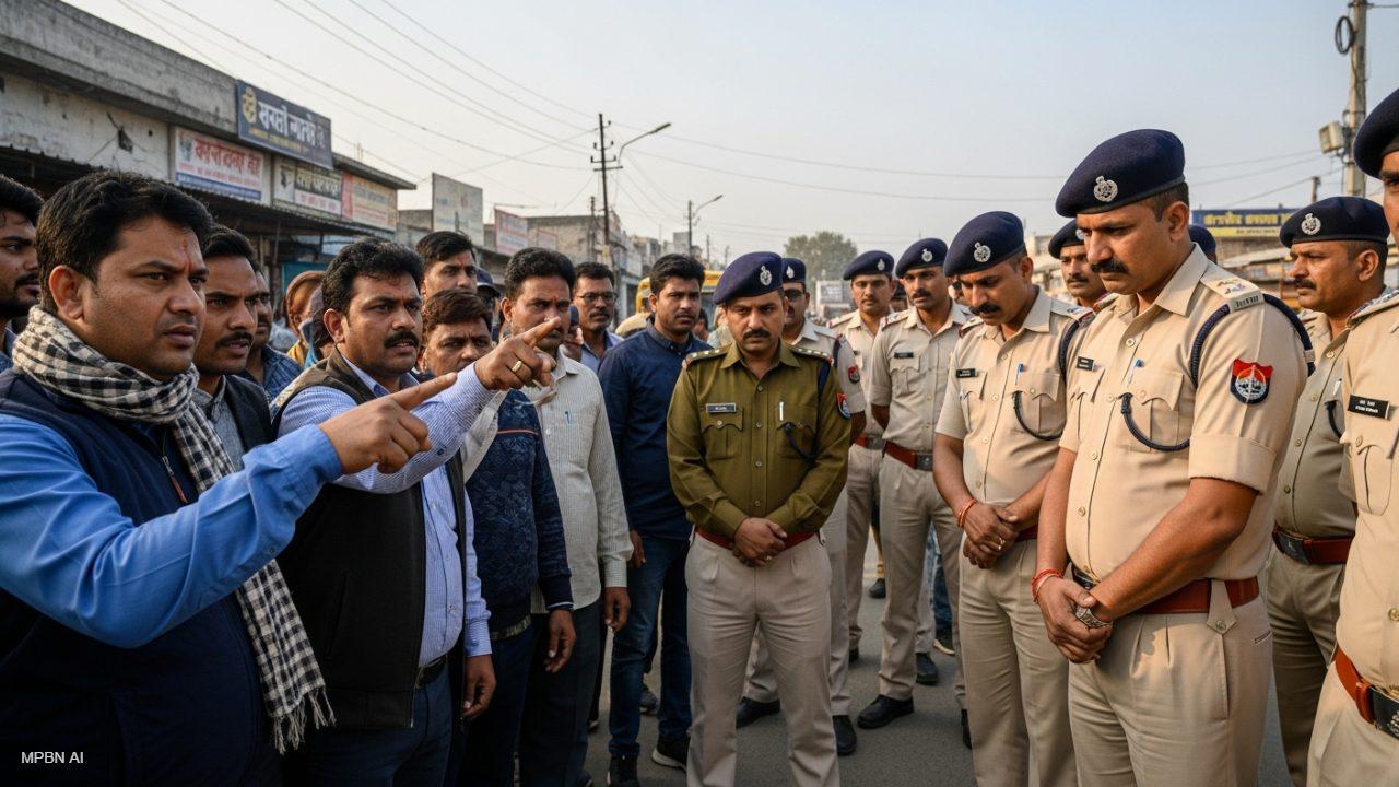 मनासा में फर्जी NDPS केस को लेकर हंगामा, जनता के विरोध के आगे झुकी राजस्थान पुलिस