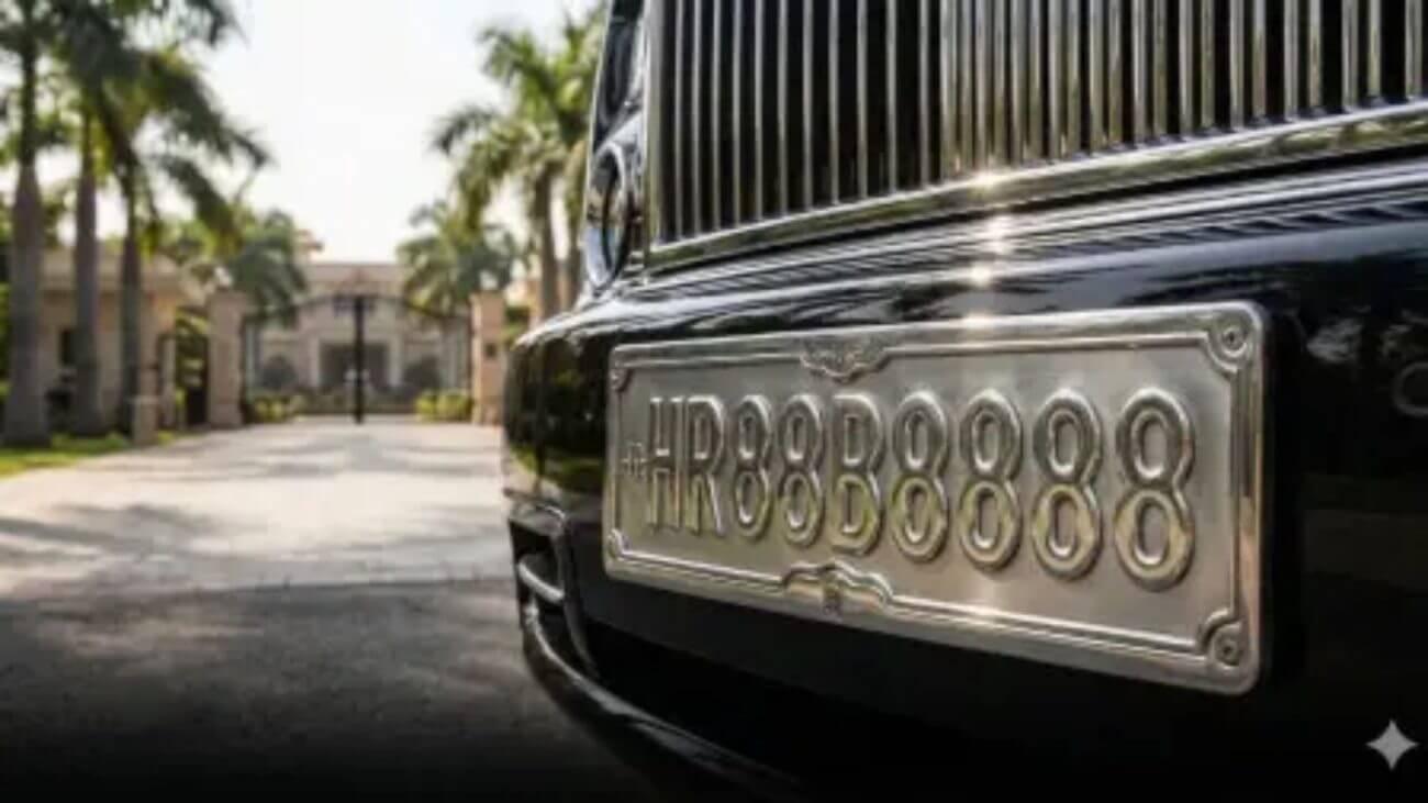VIP नंबर ‘HR88B8888’ के लिए 1.17 करोड़ की बोली लगाने वाले शख्स की संपत्ति की होगी जांच, जानिए क्या है वजह?