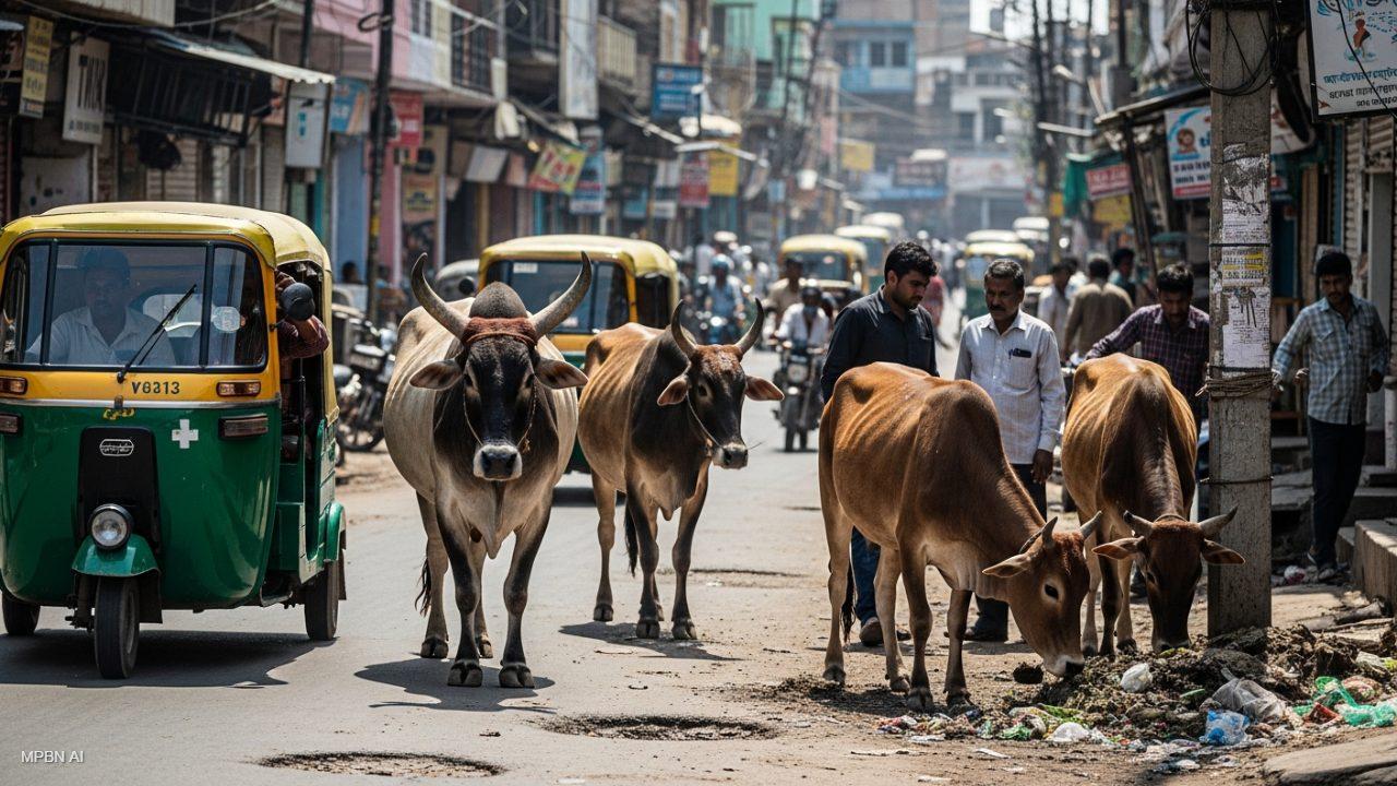 मध्य प्रदेश में आवारा मवेशियों से बढ़ रहा खतरा, दो साल में 94 मौतें, कांग्रेस ने उठाए गंभीर सवाल