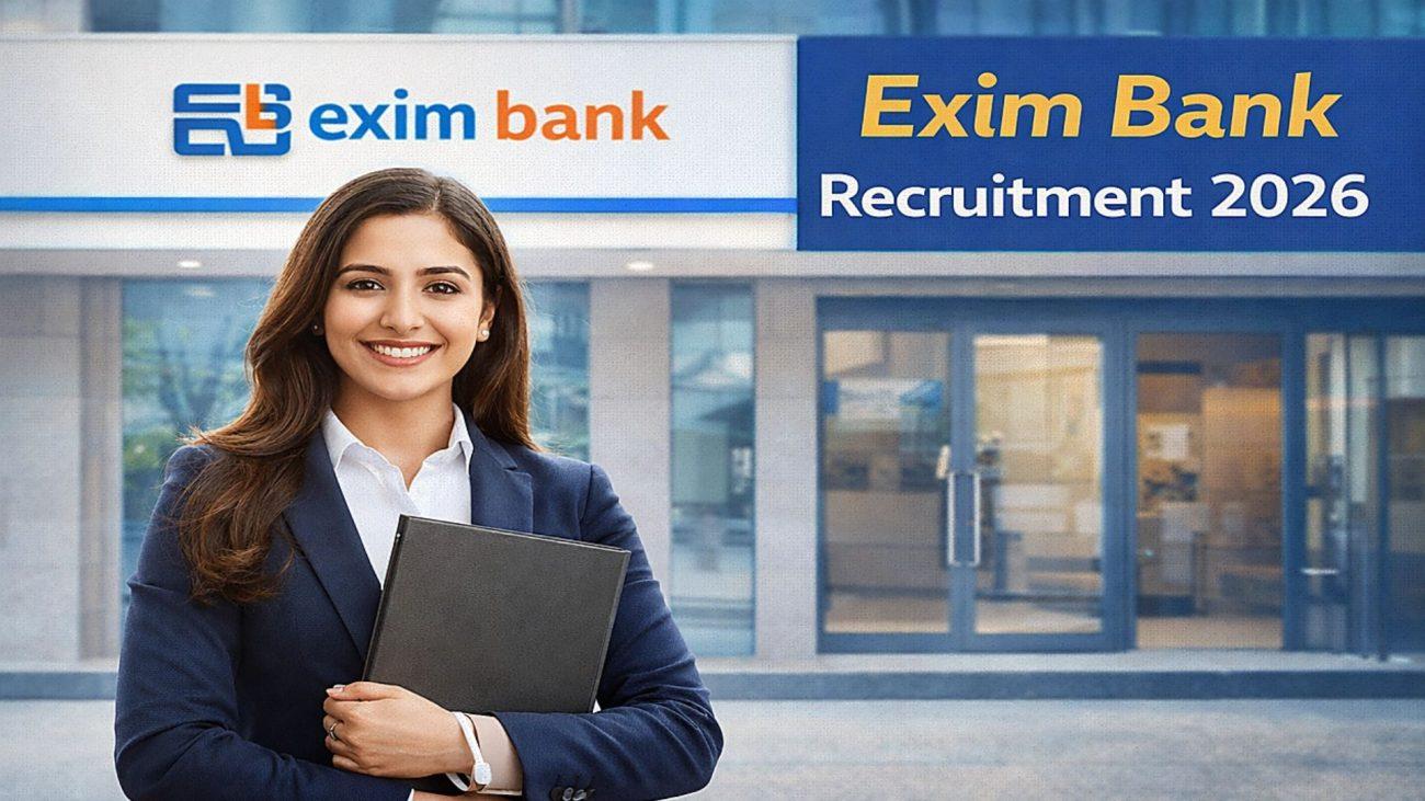 EXIM बैंक में 40 मैनेजमेंट ट्रेनी पदों पर भर्ती, ग्रेजुएट और MBA उम्मीदवार 1 फरवरी तक करें आवेदन