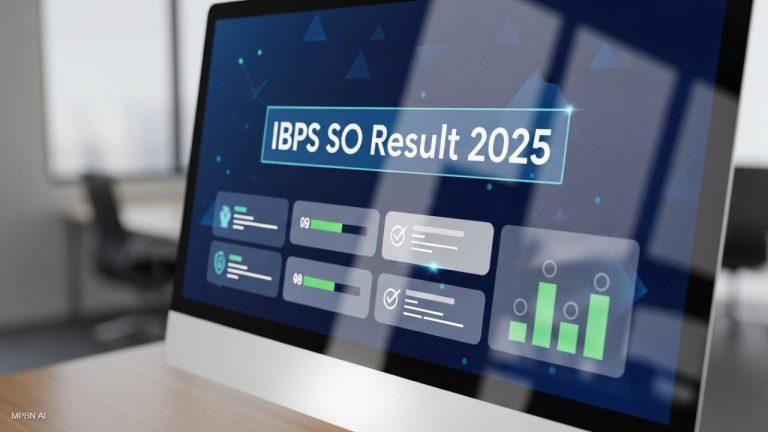 IBPS SO Result 2025: बैंकिंग कार्मिक चयन संस्थान ने जारी किया स्कोरकार्ड, आसान स्टेप्स में करें डाउनलोड