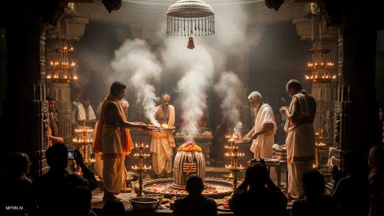 महाकाल की भस्म आरती में उमड़ी सितारों की आस्था, ऐश्वर्या राज, हितेन तेजवानी और गौरी प्रधान ने किए दर्शन