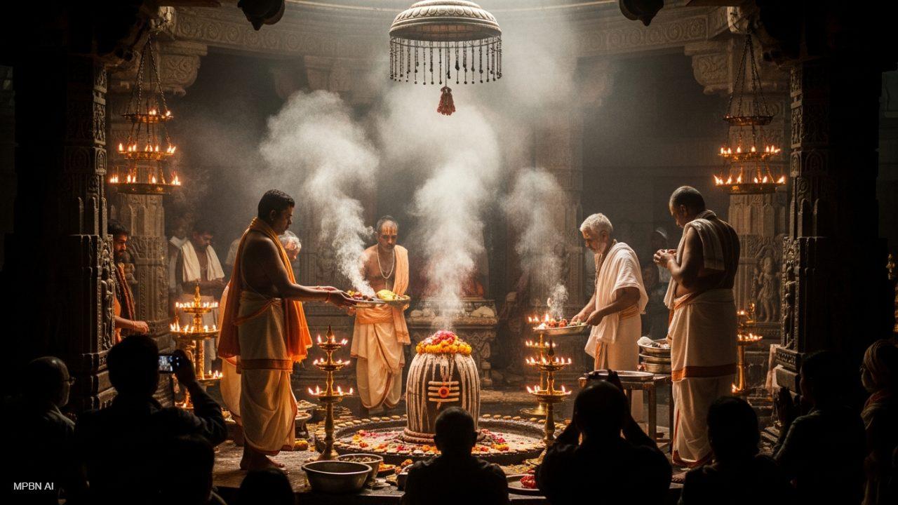 महाकाल की भस्म आरती में उमड़ी सितारों की आस्था, ऐश्वर्या राज, हितेन तेजवानी और गौरी प्रधान ने किए दर्शन