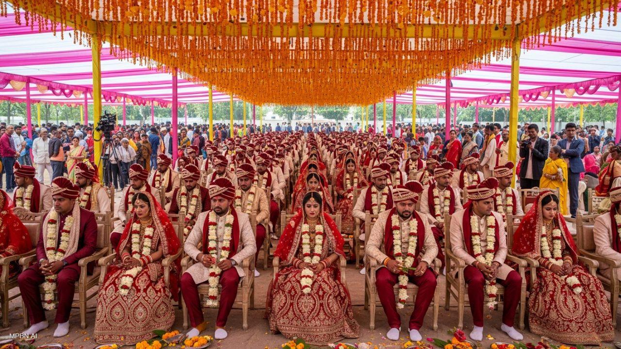 जबलपुर में 121 जोड़ों का सामूहिक विवाह, हर जोड़े को मिलेगी 49 हजार की सहायता