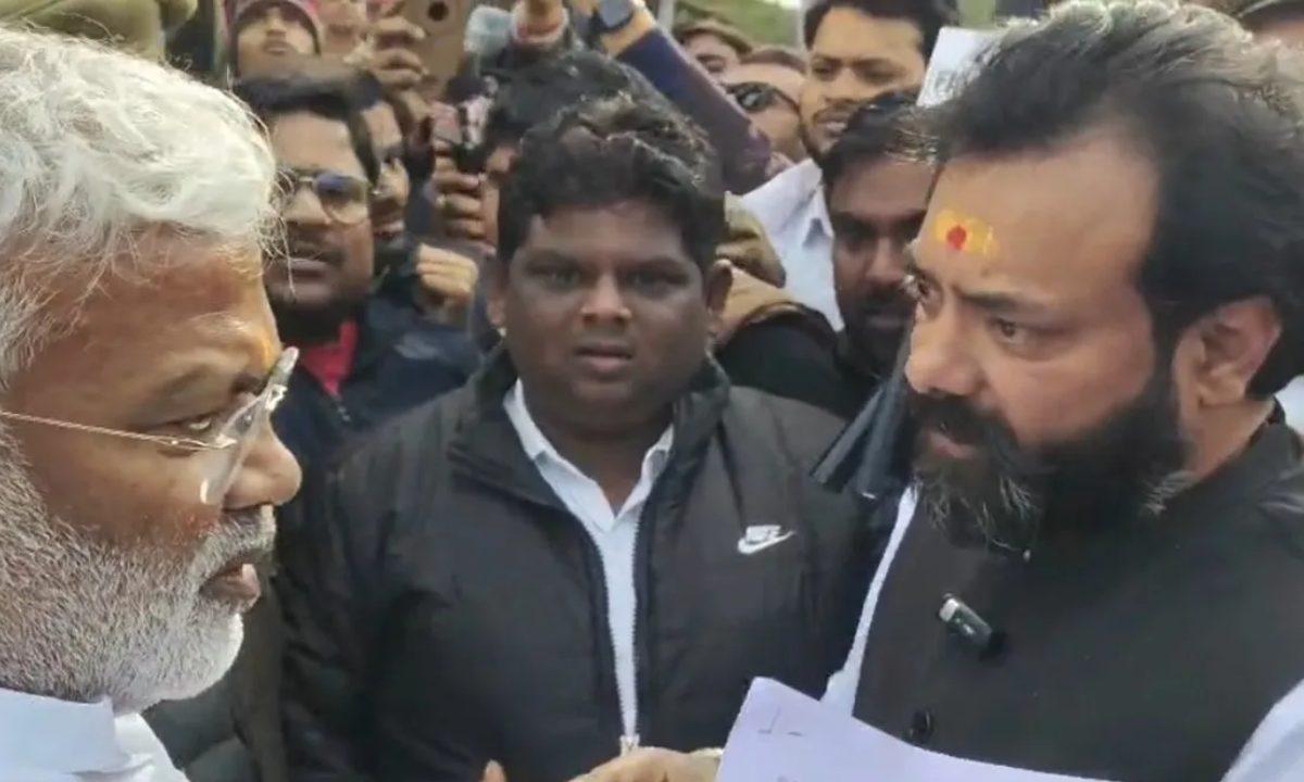 जल संकट पर भड़के BJP विधायक ने रोका मंत्री स्वतंत्र देव सिंह का काफिला, समर्थकों में हुई धक्का-मुक्की