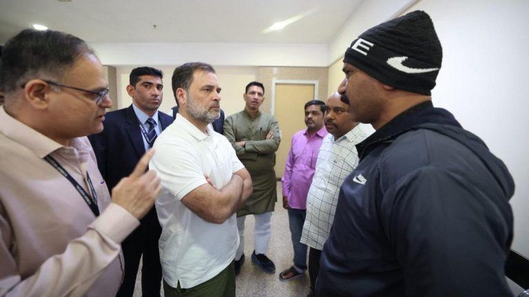 राहुल गांधी ने इंदौर के भागीरथपुरा में पीड़ित परिवारों से की मुलाकात, बीजेपी सरकार पर निशाना, कहा- ये नए मॉडल का स्मार्ट सिटी है, जहां पीने का साफ पानी तक नहीं