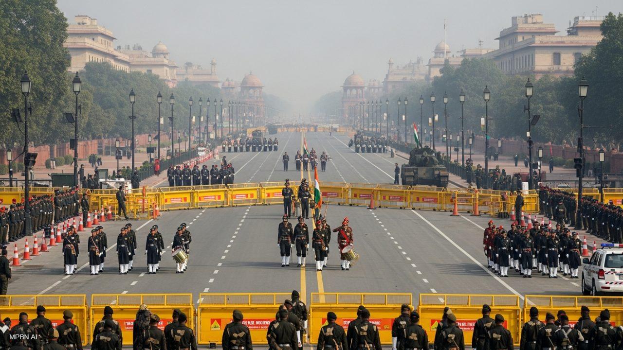 24 जनवरी को दिल्ली में परेड रिहर्सल, कई सड़कें बंद, मेट्रो के कुछ गेट रहेंगे बंद