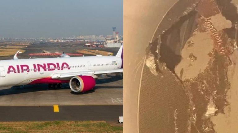 दिल्ली एयरपोर्ट पर एयर इंडिया का A350 विमान बैगेज कंटेनर से टकराया, घने कोहरे के कारण हुआ हादसा